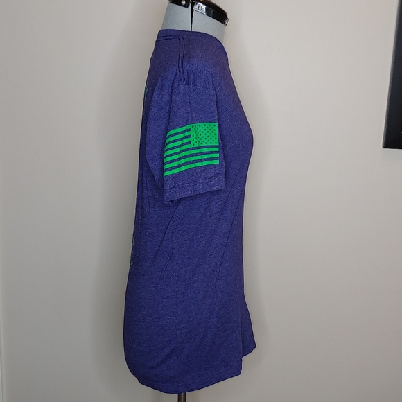 Next Level Apparel "Special Forces Foundation" blue tee shirt small EUC - Picture 7 of 9